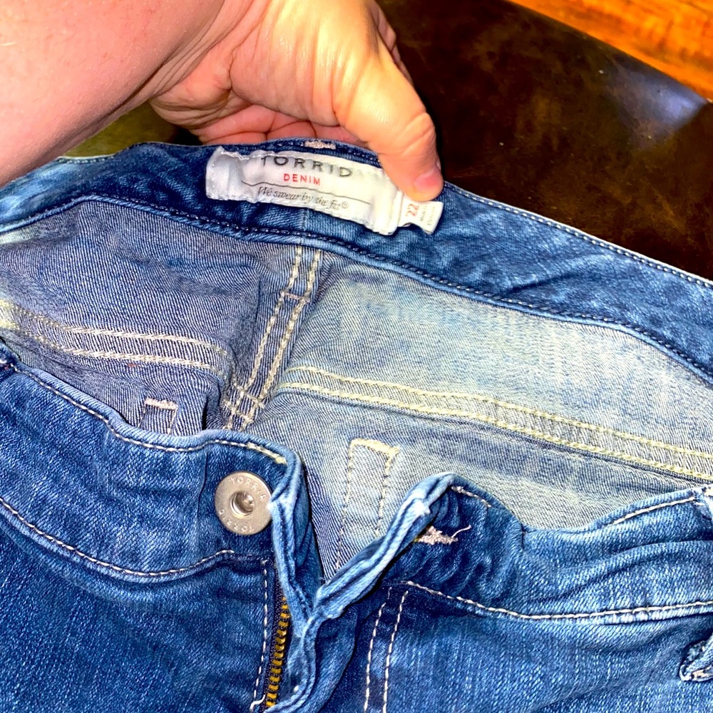 Denim shorts torrid